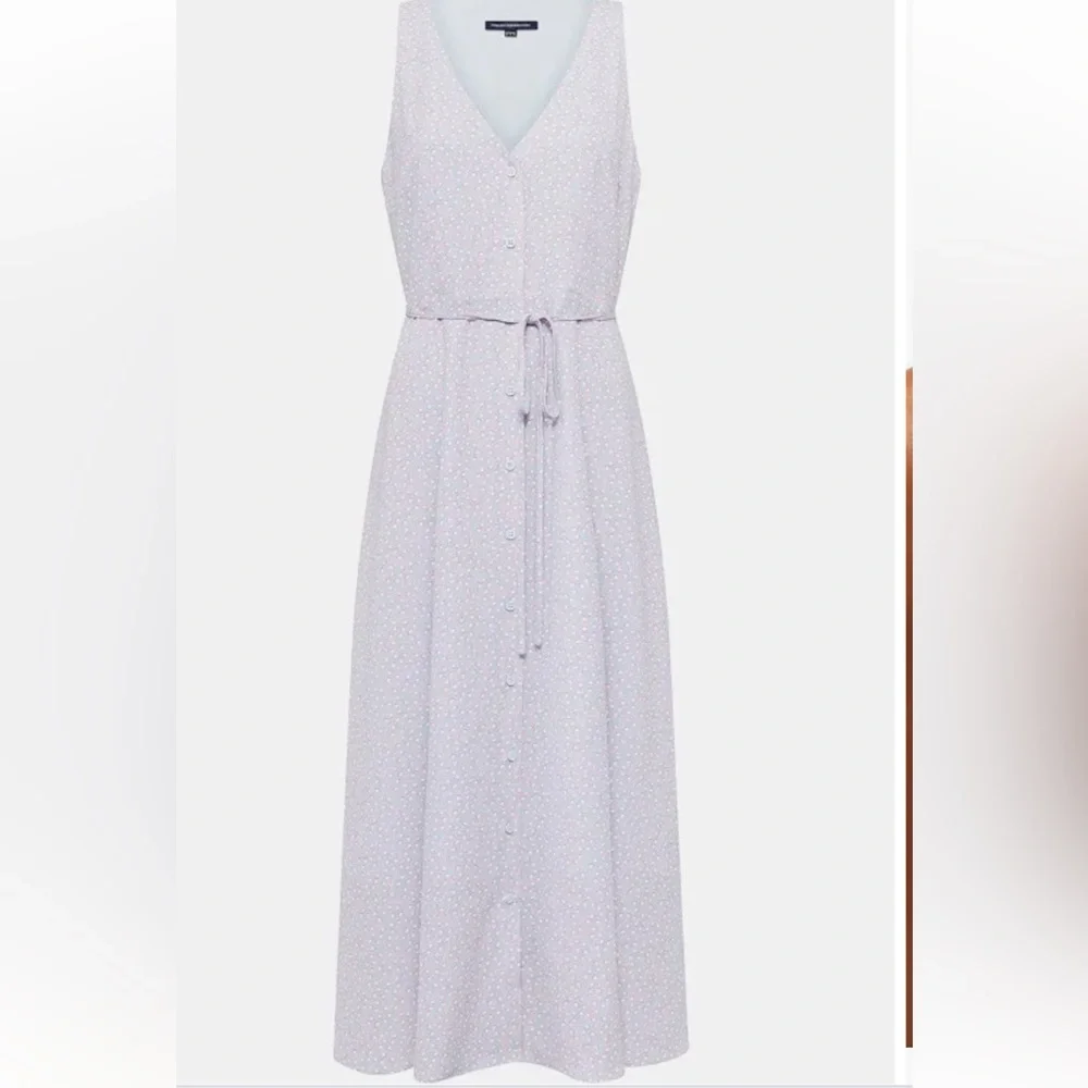 FRENCH CONNECTION Elao Verona Dress Forget Me Not sz 6 - Picture 5 of 6